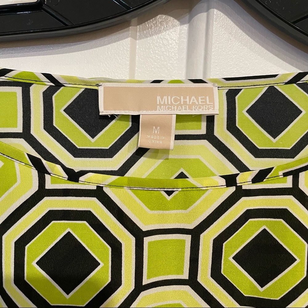Michael Kors Geometric Pattern Blouse - image 2